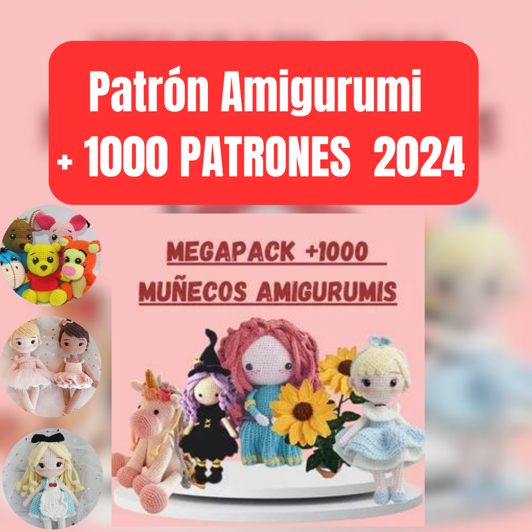 +1000 patrones amigurumi 2024